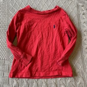 Ralph Lauren POLO Red Long Sleeved Top ~ 2/2T